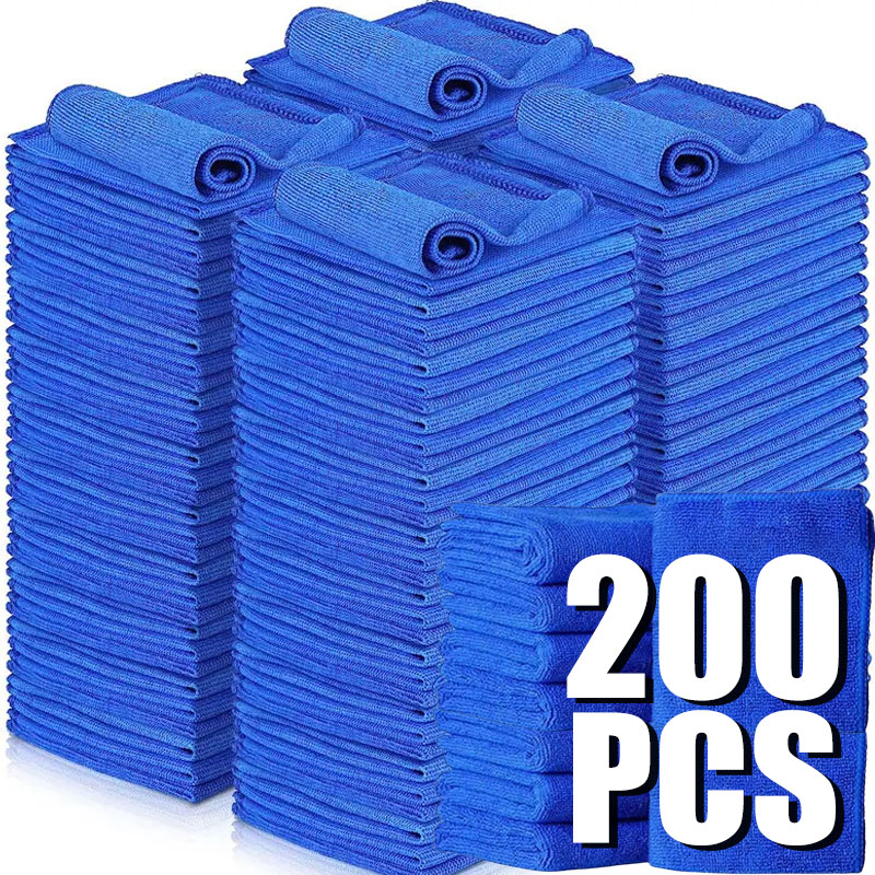 Microfiber Towel Detailing - 10/200PCS Asciugamani per la pulizia dell'auto