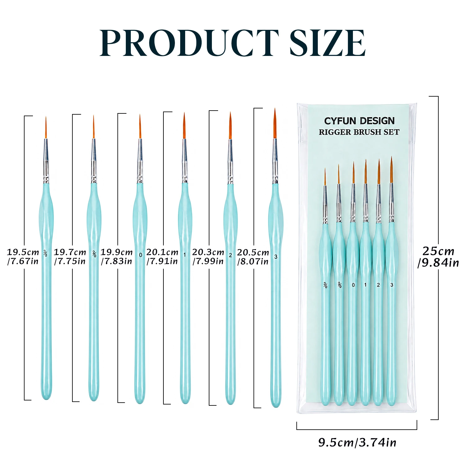 Set di 6 Pennelli per Pittura, - Detailing Brush Set recensione e prezzo